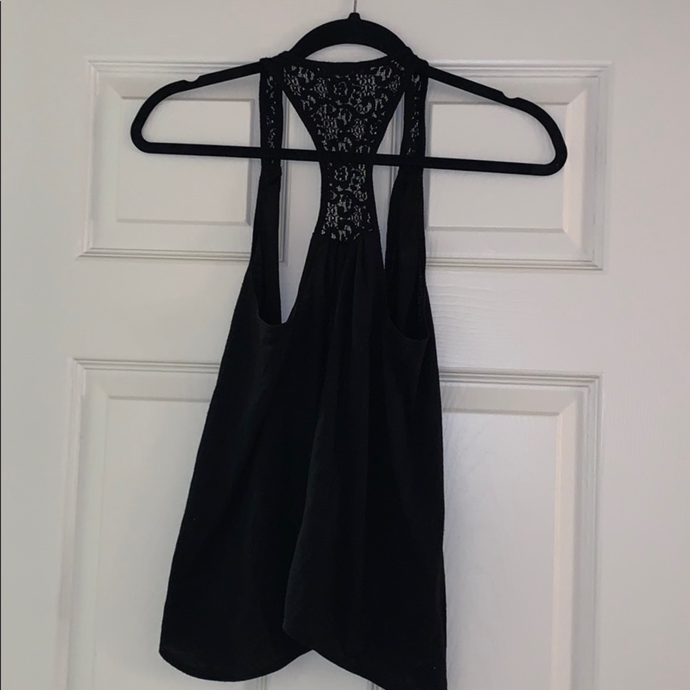 Lacey back tank top cardigan, layering piece